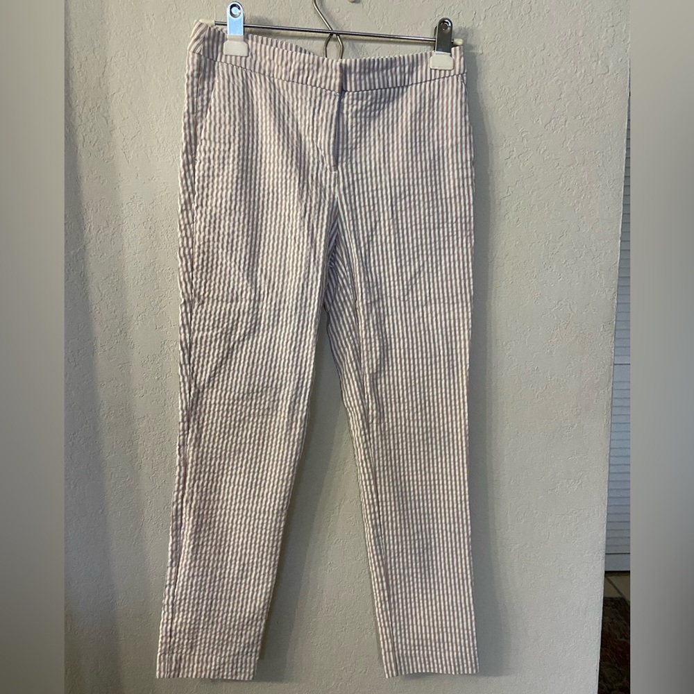 Gray pinstripe pants.Size small